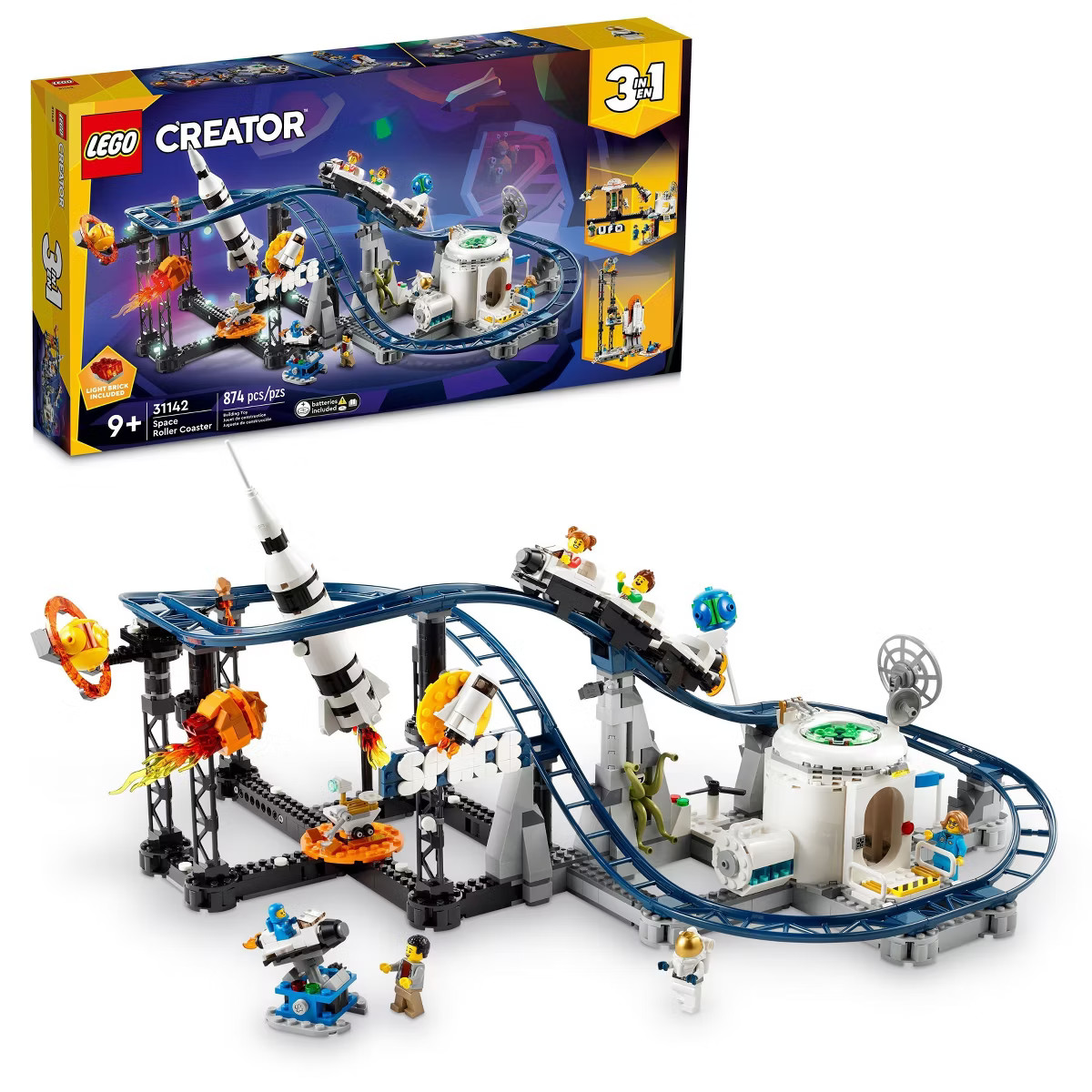 LEGO Creator Space Roller Coaster Building Toy Set 31142 | Target