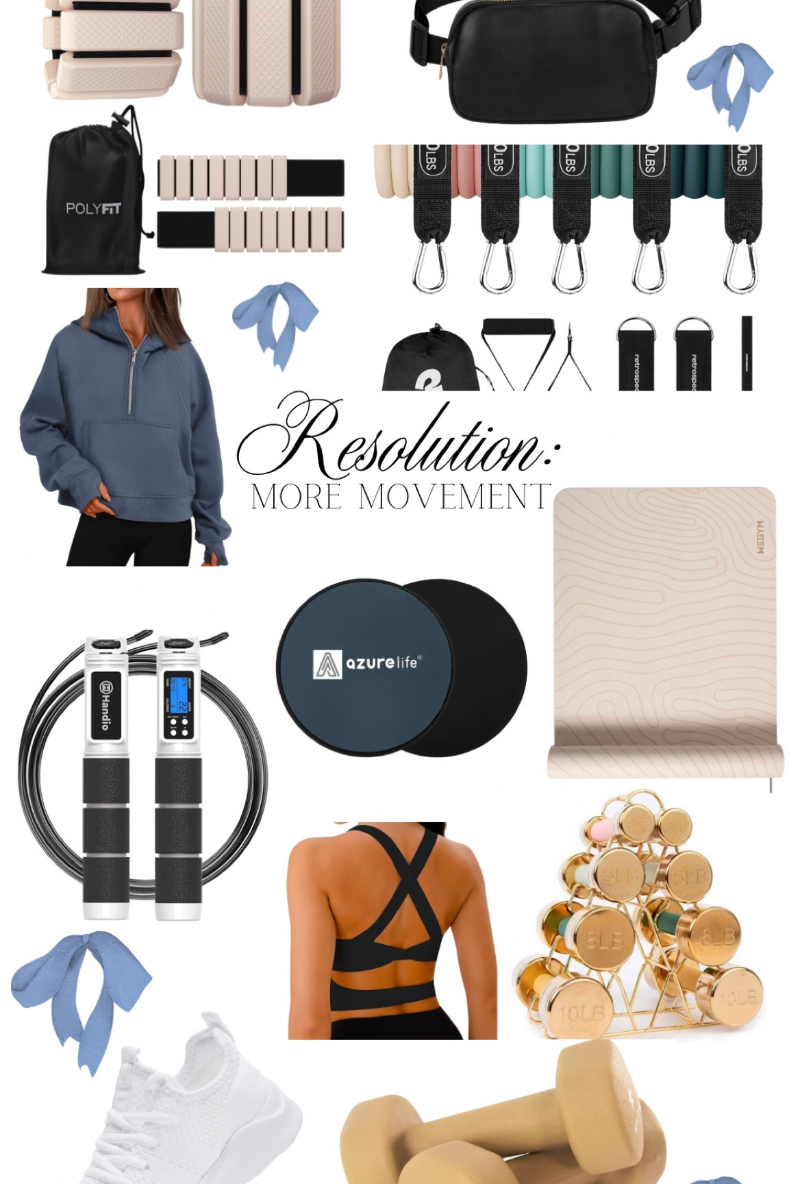 RESOLUTION MORE MOVEMENT🤩🏋️

#LTKGiftGuide #LTKFitness #LTKFindsUnder50