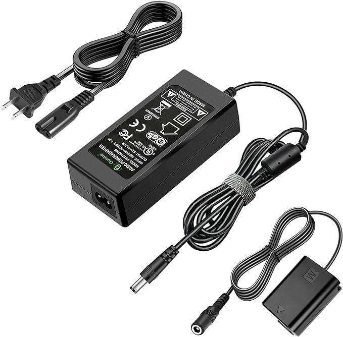 Gonine AC-PW20 ZV-E10 Continuous Power Supply A6400 NP-FW50 Dummy Battery ACPW20 AC Adapter Kit f... | Amazon (US)