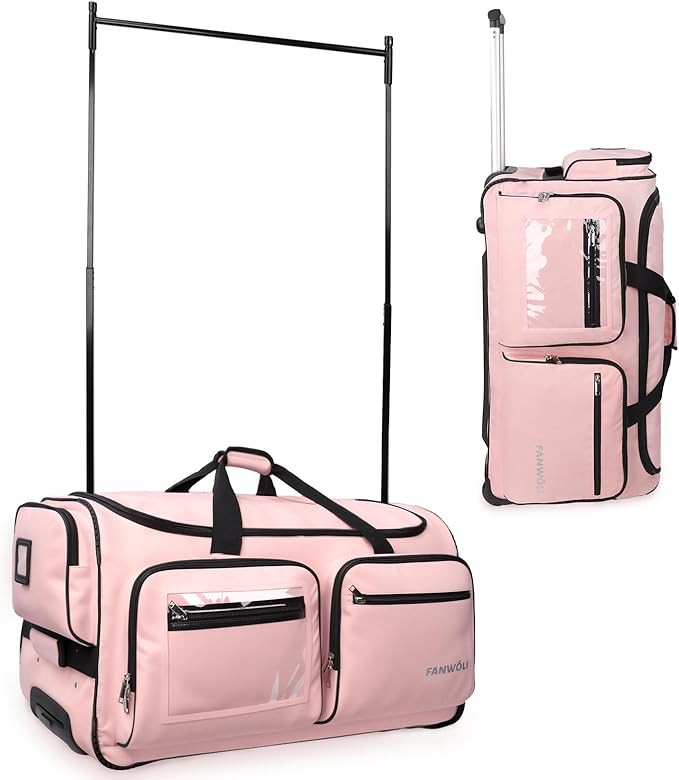 Fanwoli 28" Dance Bag with Garment Rack | Upgraded Stable System & Fabric | More Lightweight & We... | Amazon (US)