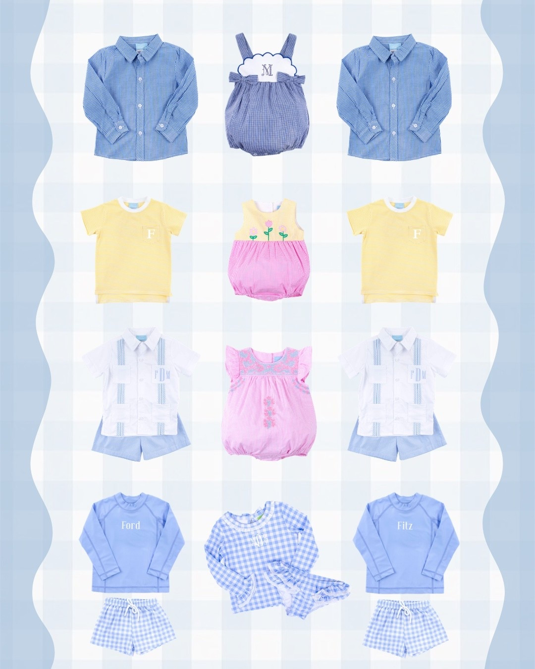 20% off sitewide and I cannot resist a good sibling set 🥹

Matching my kids for as long as they’ll let me, and these are just too cute not to. The blues, gingham, and little monograms… obsessed.

Sharing the sets I’m eyeing!

#LTKKids #LTKBaby #LTKSaleAlert