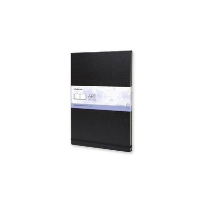 Moleskine Art Watercolor Album A3 Black: Sketchbook for Watercolor, Hard Cover, Acid-Free, 11.5x16.5", 96 Pages | Target