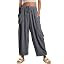 YOCUR Women Summer Beach Vacation Pants High Waisted Wide Leg Pants Printed Loose Flowy Casual Pa... | Amazon (US)