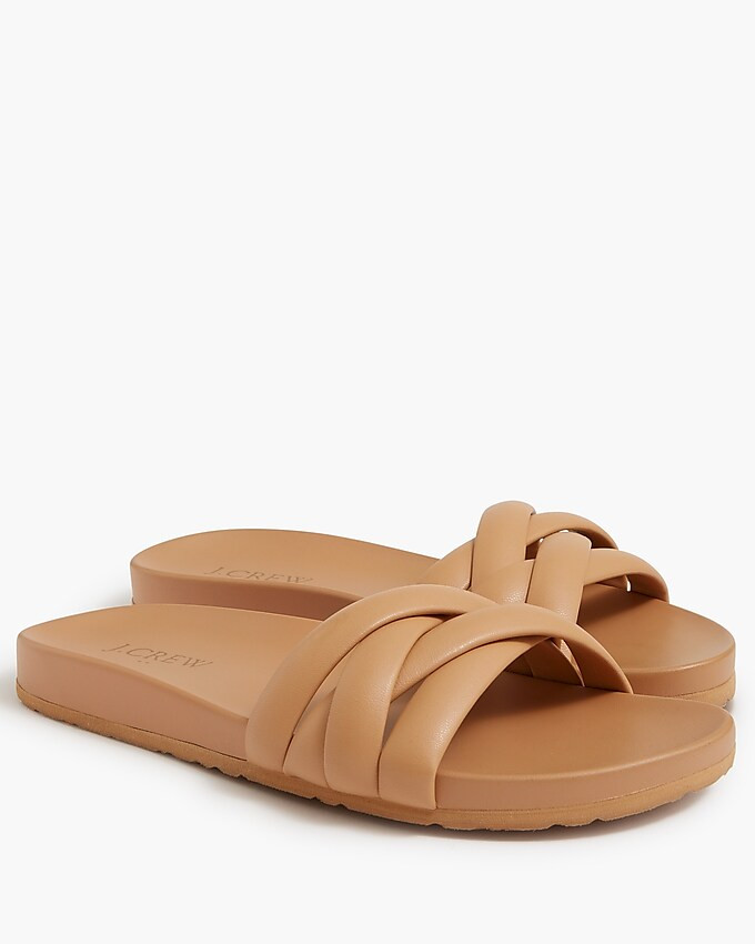Crisscross slide sandals | J.Crew Factory
