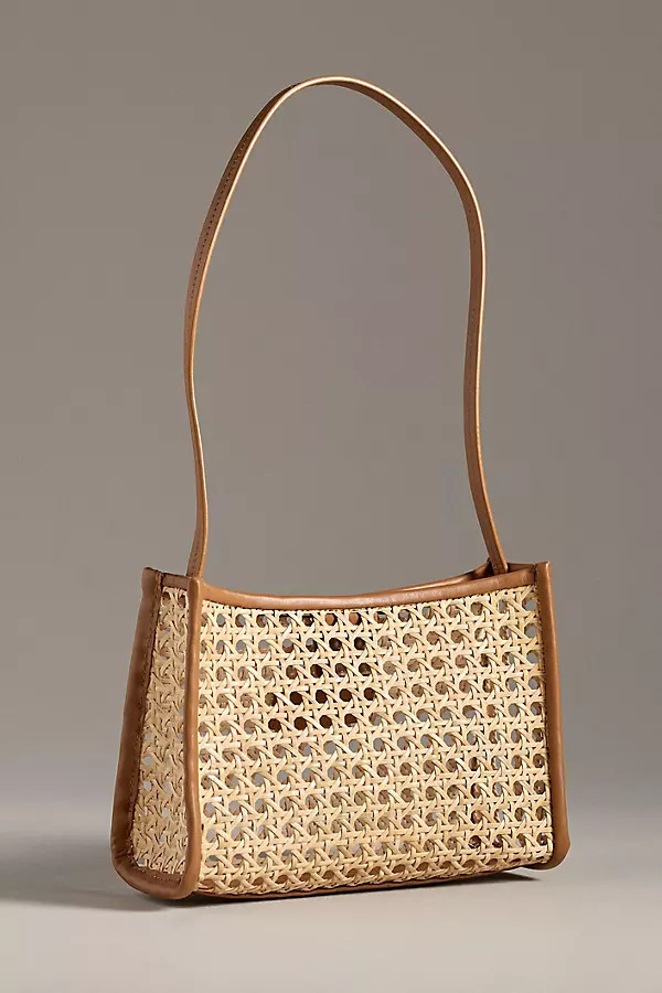 Eliza Rattan Crossbody Bag | Anthropologie (US)