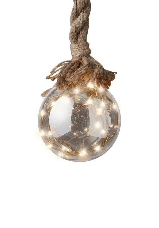 Micro LED Ball with Rope: Small | Gatehouse No.1