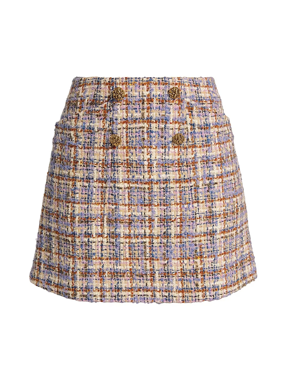 Plaid A-Line Miniskirt | Saks Fifth Avenue