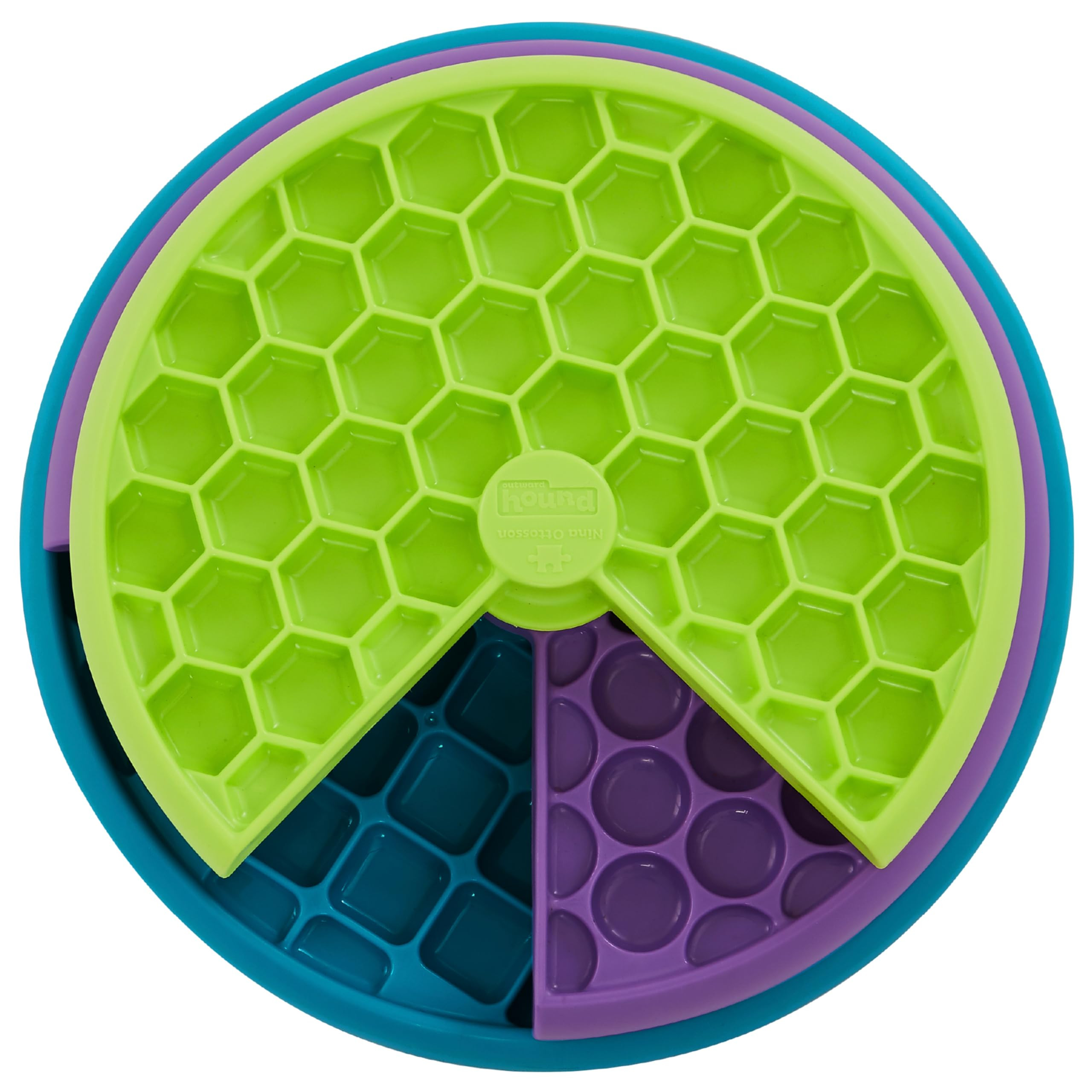 Outward Hound by Nina Ottosson Lickin' Layers Dog Puzzle Feeder, Level 2 Enrichment Dog Toy, Mult... | Amazon (US)