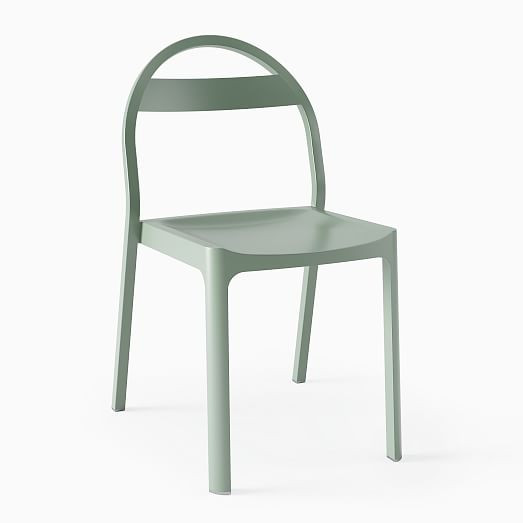 Gable Metal Stacking Chair - Indoor/Outdoor | West Elm (US)