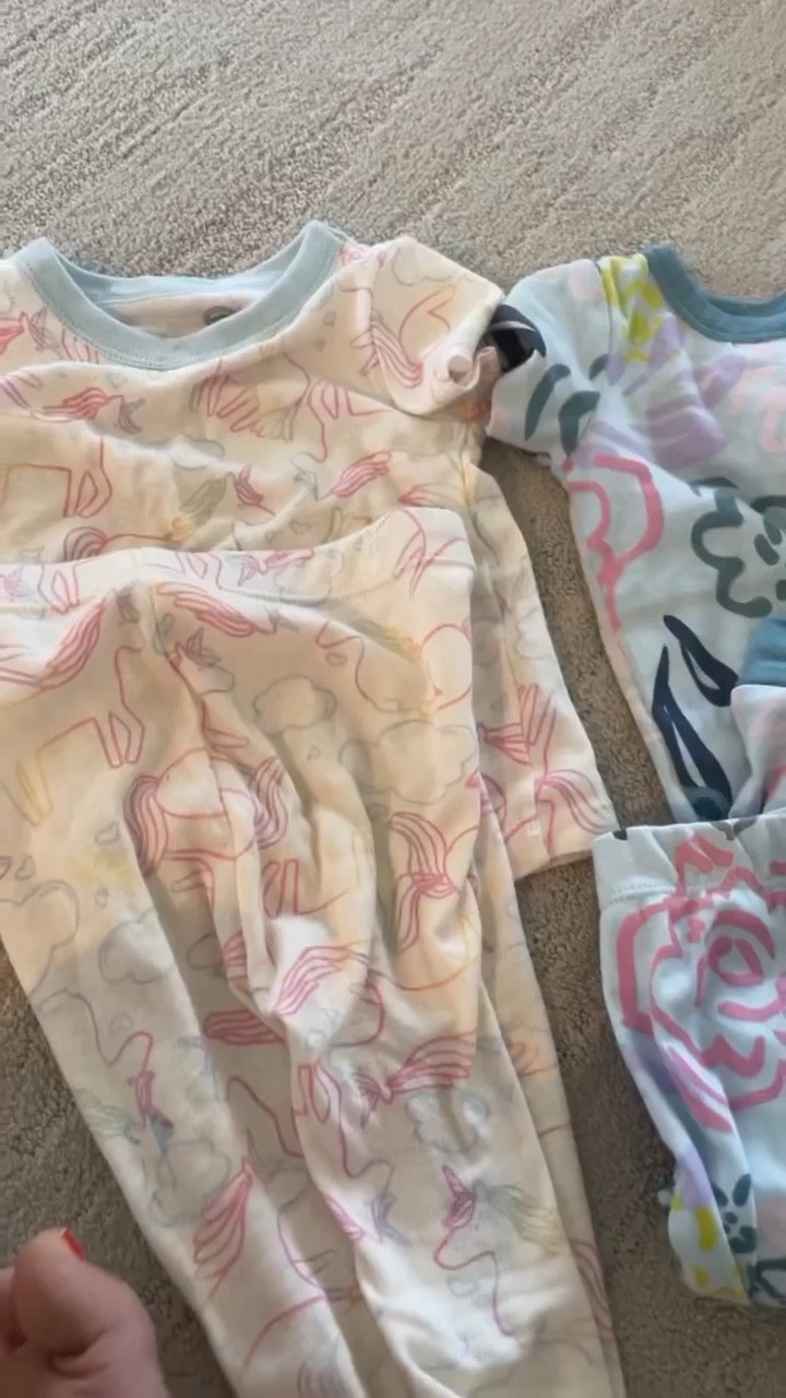 These Walmart PJS come in boys and girls print options from sizes 12M -5T! $6.98 for the set or $19.98 for a pack of 3! 

#LTKkids #LTKfamily