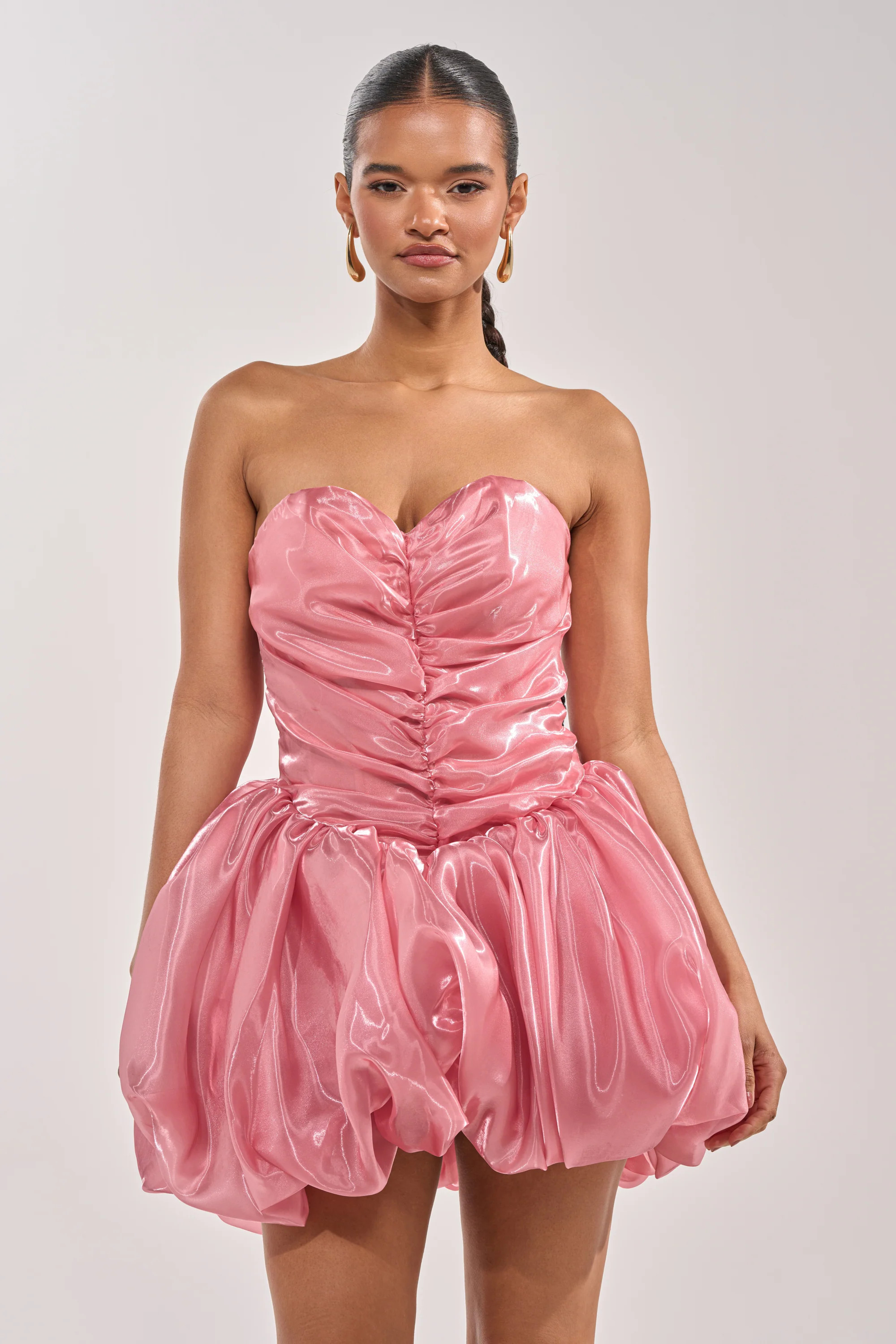 HARD TO PLEASE BUBBLE MINI DRESS | AKIRA