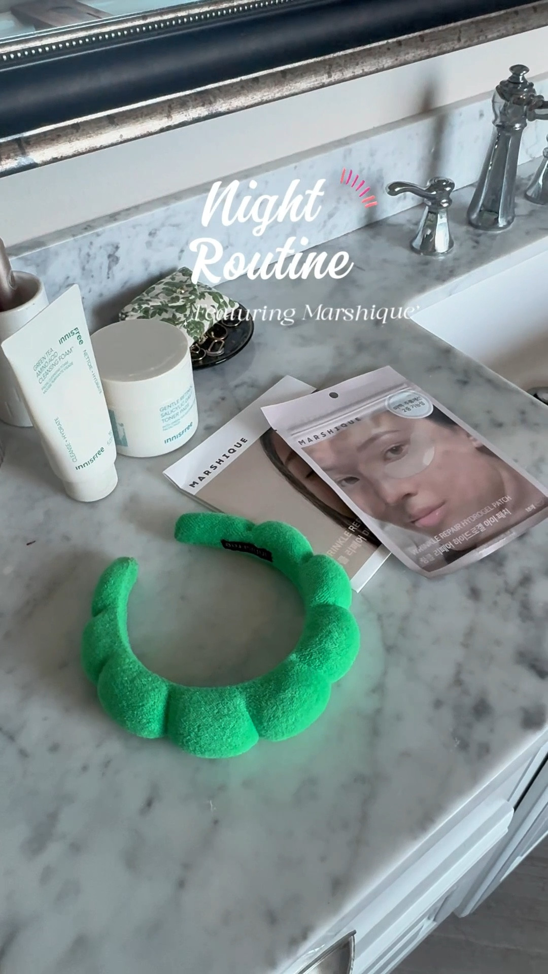 me romanticizing my 10-step night routine when I really just double cleanse, vibe with toner, and slap on these collagen eye patches 🤭

  #eyepatch #wrinklepatch #wrinkle #frownlines #darkcircles #eyecare #skinlifting #marshique #skincareroutine #koreanskincare


#LTKBeauty #LTKFindsUnder100 #LTKFindsUnder50