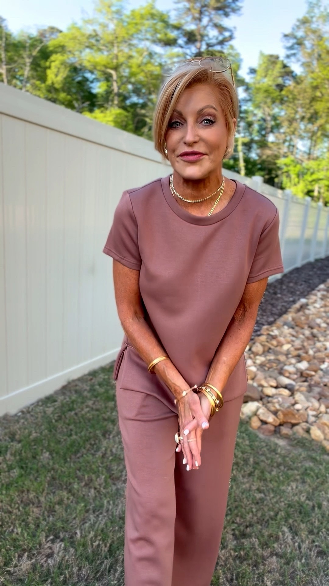 Let me know!  This is new to me as a nana💙. Also I’m wearing a med in my set that’s buttery soft in the shade brown  I could have worn a small but I like active wear loose 

#LTKvlog #LTKOver40 #LTKdayinmylife