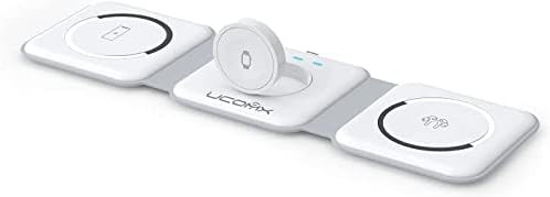UCOMX Nano 3 in 1 Wireless Charger,Magnetic Foldable Charging Station,Fast Wireless Charging Pad,... | Amazon (US)