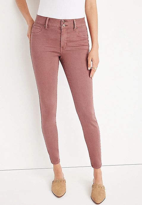 m jeans by maurices™ High Rise Double Button Jegging Made With REPREVE® | Maurices
