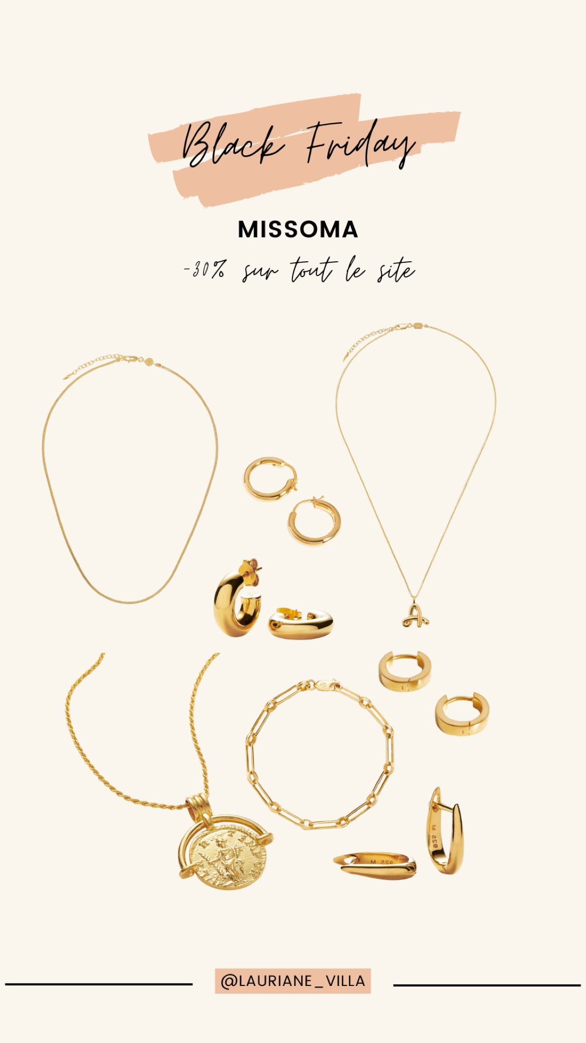 -30% sur tout le site Missoma 

#LTKsalealert #LTKCyberweek #LTKeurope