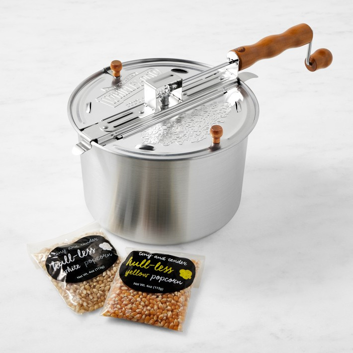 Whirley Pop Metal Gears Popcorn Maker Gift Set | Williams-Sonoma