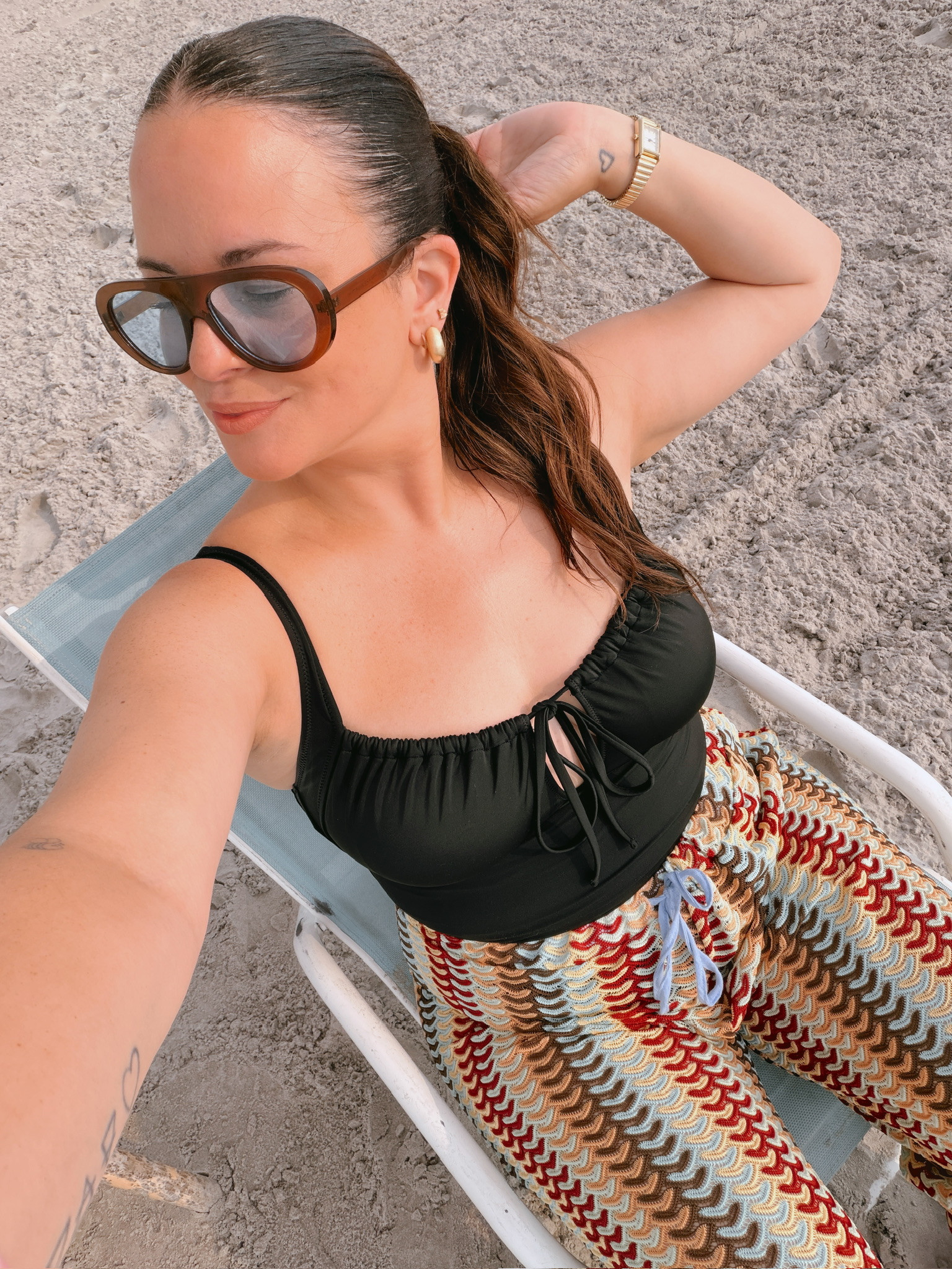 wearing a large in the swim, XL in pants

#LTKSeasonal #LTKMidsize