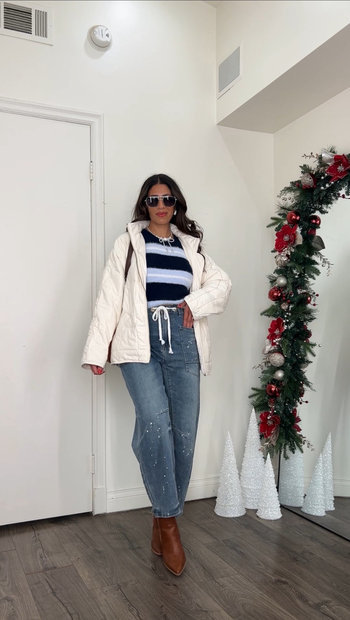 Easy winter outfit idea with Walmart sweater under $25 

#LTKootd #LTKSeasonal #LTKFindsUnder50