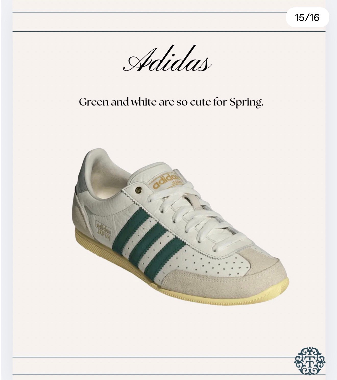 Celebrate spring with vibrant green stripes! These classic and chic Adidas add the perfect pop of color to your outfit, effortlessly blending style and comfort. They’re a must-have for refreshing your spring wardrobe!
 s

#LTKMidsize #LTKOver40
