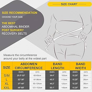 Postpartum Belly Band Abdominal Binder Post Surgery C-section Belly Binder Wrap Girdle Recovery B... | Amazon (US)