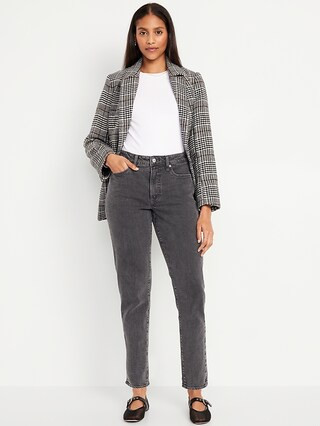 Curvy High-Waisted OG Straight Ankle Jeans | Old Navy (US)