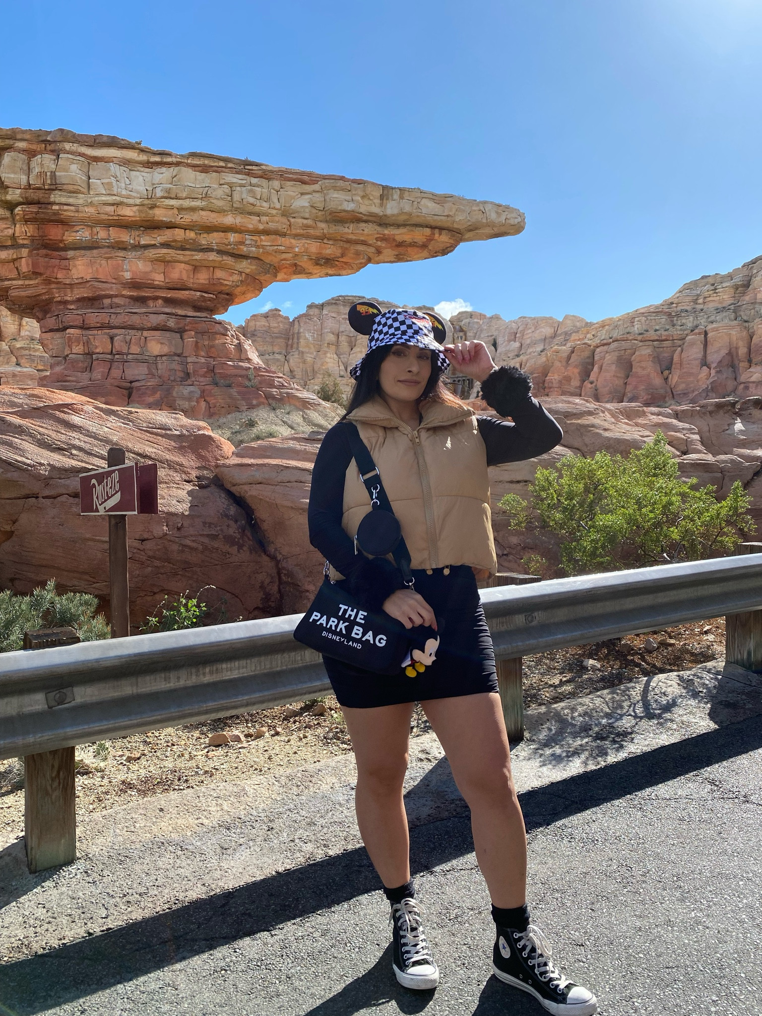 A Disneyland fit 
Skirt is a similar one
Top is WAYF but I can’t link it
Hat is cute zo designs. I can’t link it either 

#LTKstyletip #LTKFind #LTKunder50