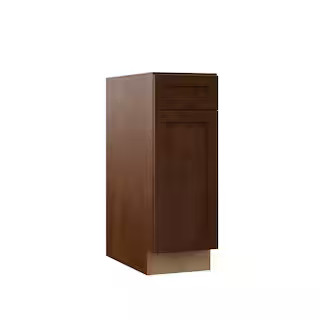 Hampton Bay Designer Series Soleste Assembled 12x34.5x23.75 in. Base Kitchen Cabinet in Spice B12... | The Home Depot