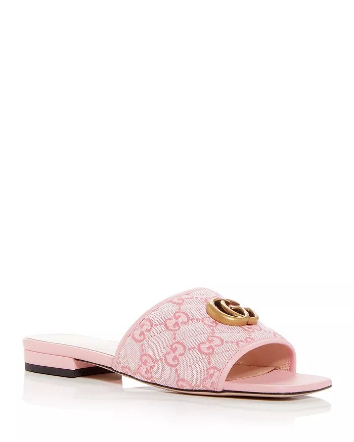 Women's Monogram Double G Slide Sandals | Bloomingdale's (US)
