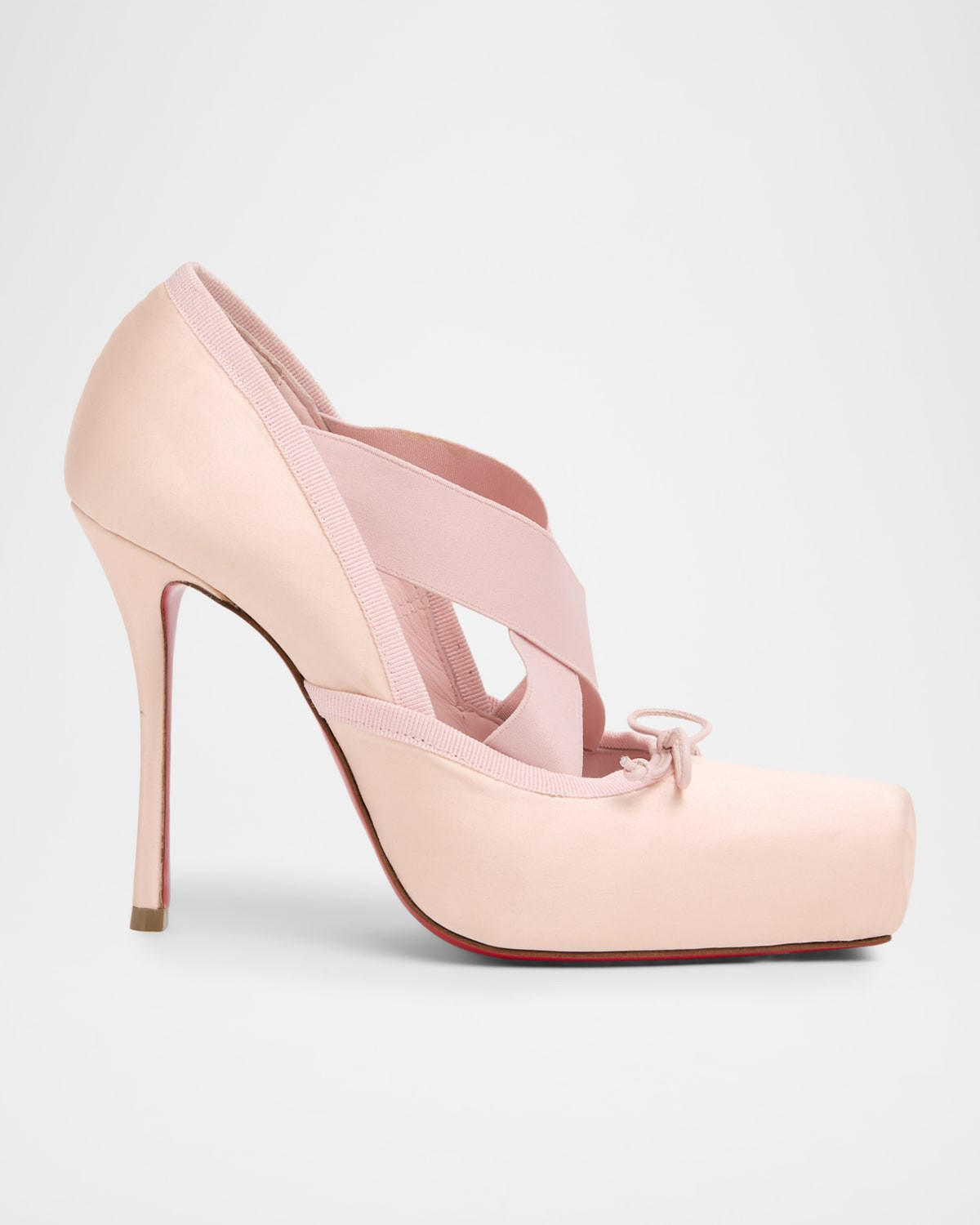 100mm Cassiastic Satin Ballet Pumps | Neiman Marcus