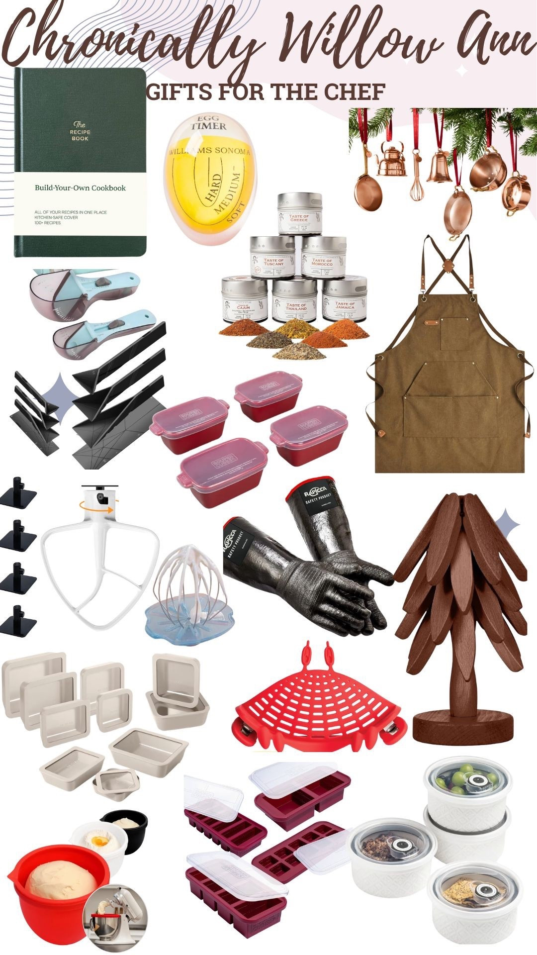 Gifts that the chef in your life will love, gifts for the mom in your life the kills it in the kitchen, gifts for the dad in your life who kills it in the kitchen, sous chef , hometown chef, baker in the family, infused spices, measuring spoons. Measuring Pyrex 

#LTKHome #LTKGiftGuide #LTKfoodie