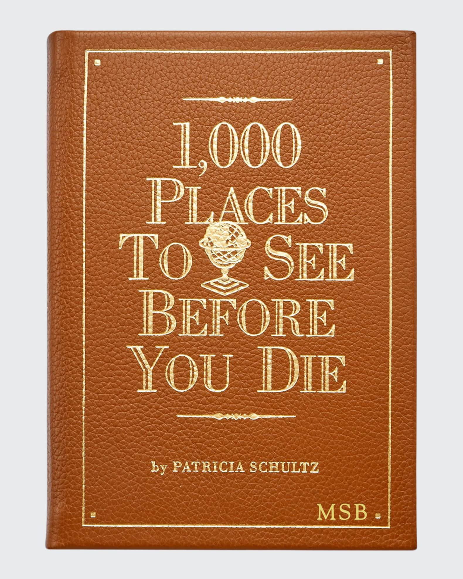Graphic Image "1,000 Places to See Before You Die" by Patricia Schultz, Personalized | Neiman Marcus