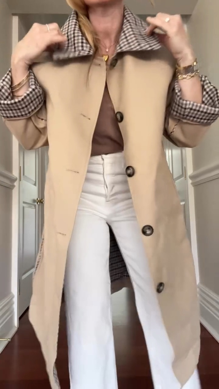 Easy Spring outfit. Usecode JOANNA15 for 15% off my trench coat. 
.
.
.
#springstyle #outﬁtinspo #trench #ootd