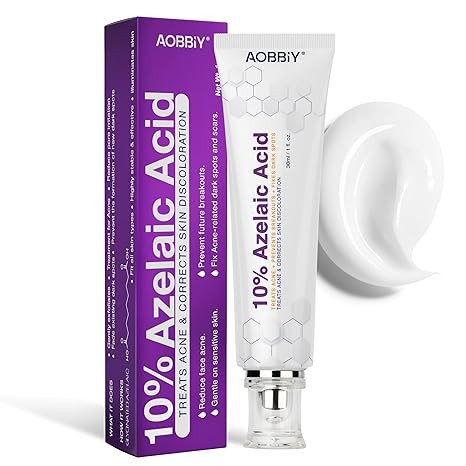 Azelaic Acid Facial Cream: Azelaic Acid For Face - Premium Azelaic Acid Cream - Face Skin and Bea... | Amazon (US)