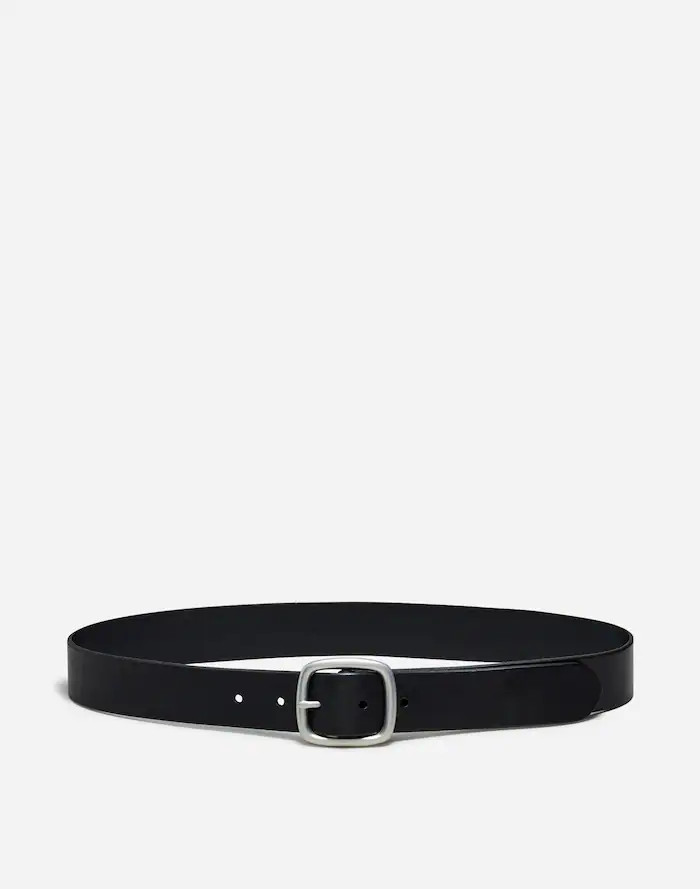 Leather Center-Bar Belt | Madewell