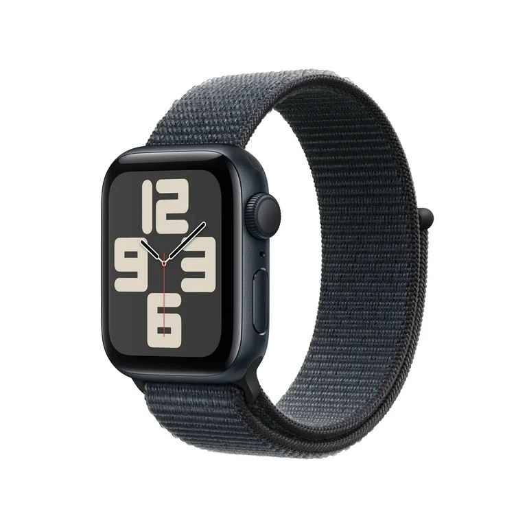 Apple Watch SE (2nd Gen) [GPS 40mm] Smartwatch with Midnight Aluminum Case with Ink Sport Loop | Walmart (US)