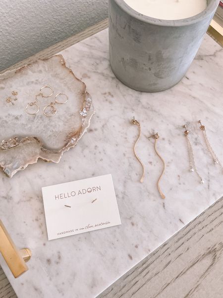 new pieces from @helloadorn - love their affordable ‘perfect for every day’ gold jewelry! 

#LTKfindsunder50 #LTKsalealert