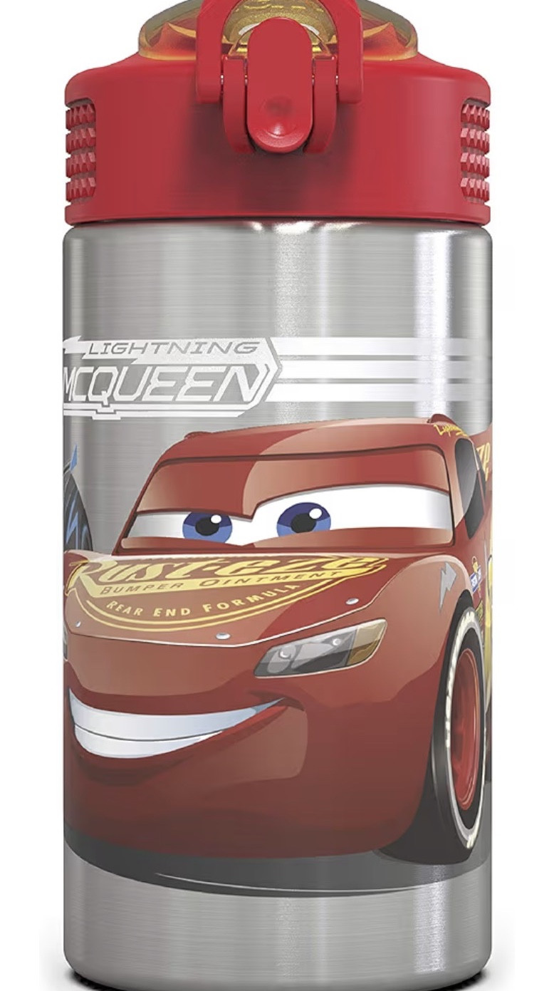 Disney Cars Merch! 
Tap the Woody & Buzz Water Bottle for the Cars Water bottle! 