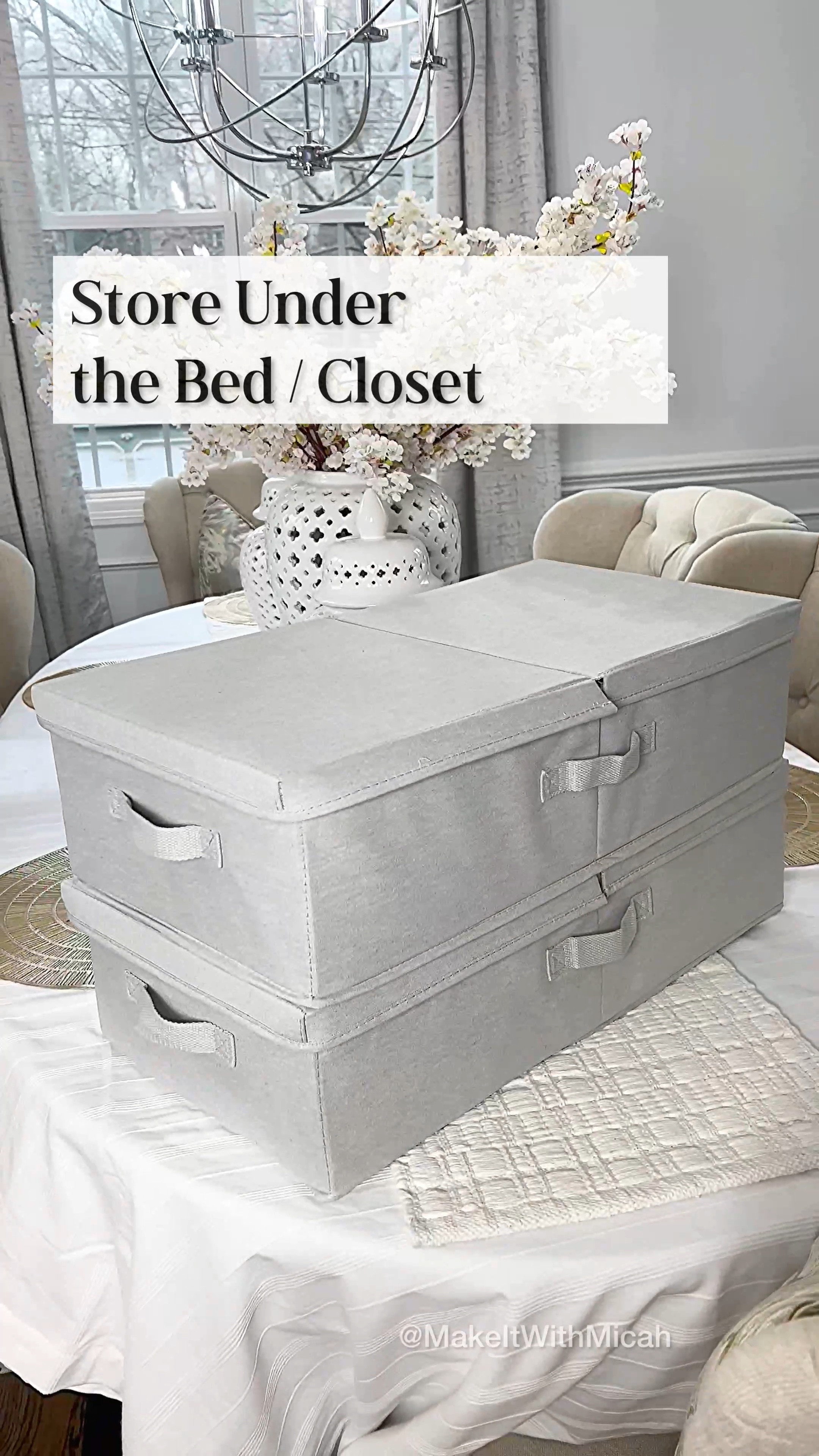 My best winter storage method for heavy coats, sweaters and blankets! I love this system! Shop the pic below and follow Make it With Micah for more! 

Storage solutions; declutter; spring cleaning; winter storage; cleaning; organizing; vacuum bags; clothing storage. 

#LTKhome #LTKFind #LTKunder50