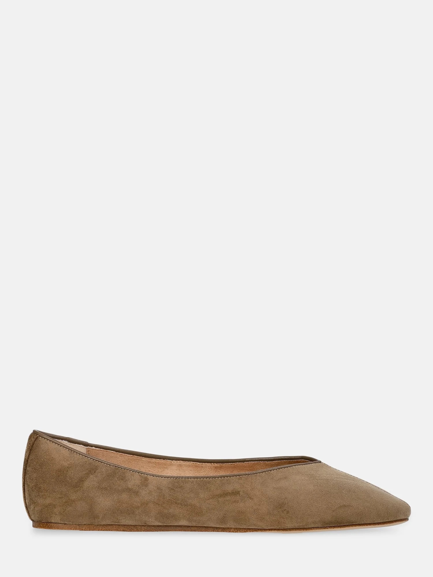 Scenario Women's Faux Suede Ballet Flats | Walmart (US)