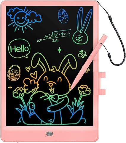 LCD Writing Tablet 10inch Doodle Board - Colorful Screen Electronic Toddler Drawing Tablet Drawin... | Amazon (US)