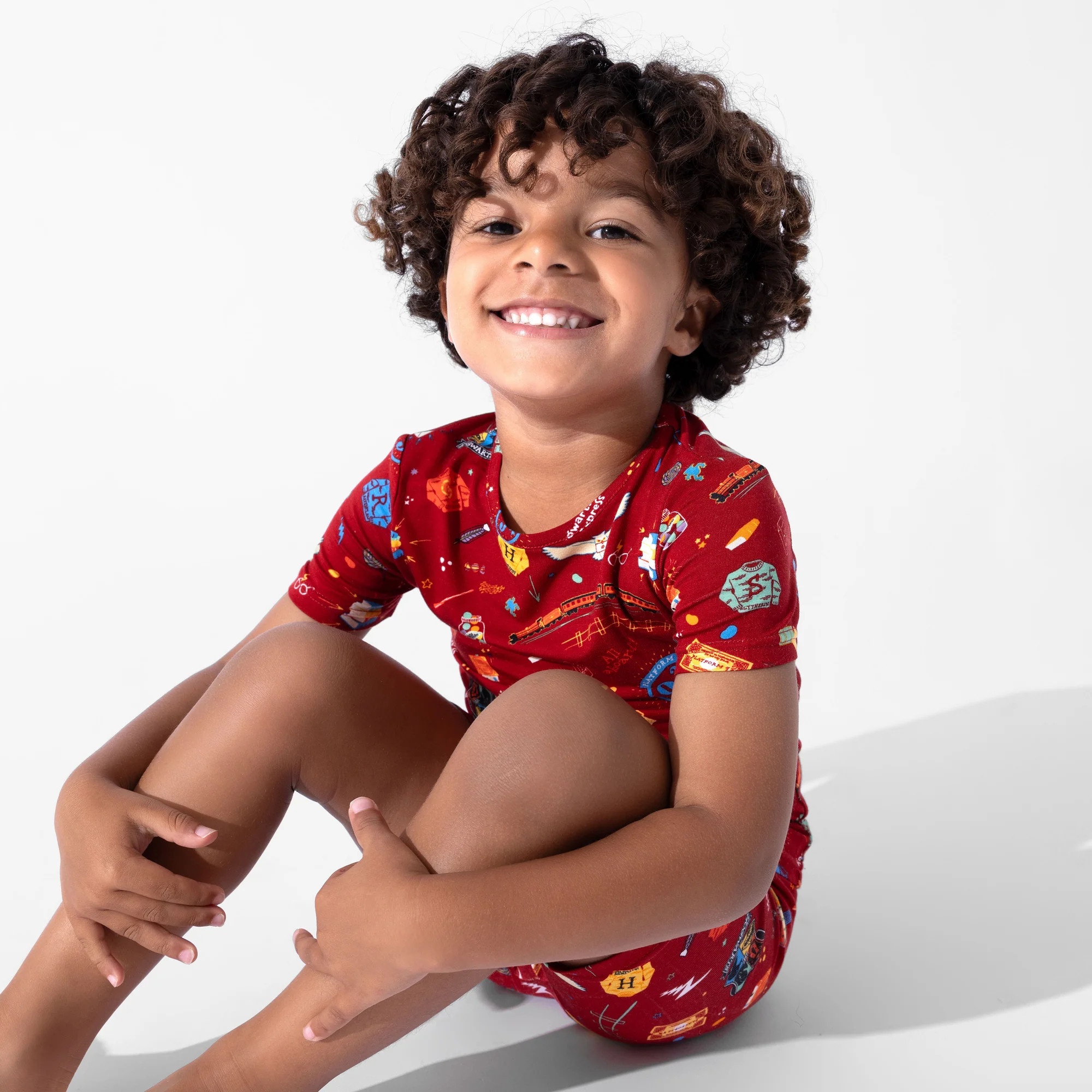 Hogwarts Express Bamboo Kids Pajama Short Set | Bellabu Bear