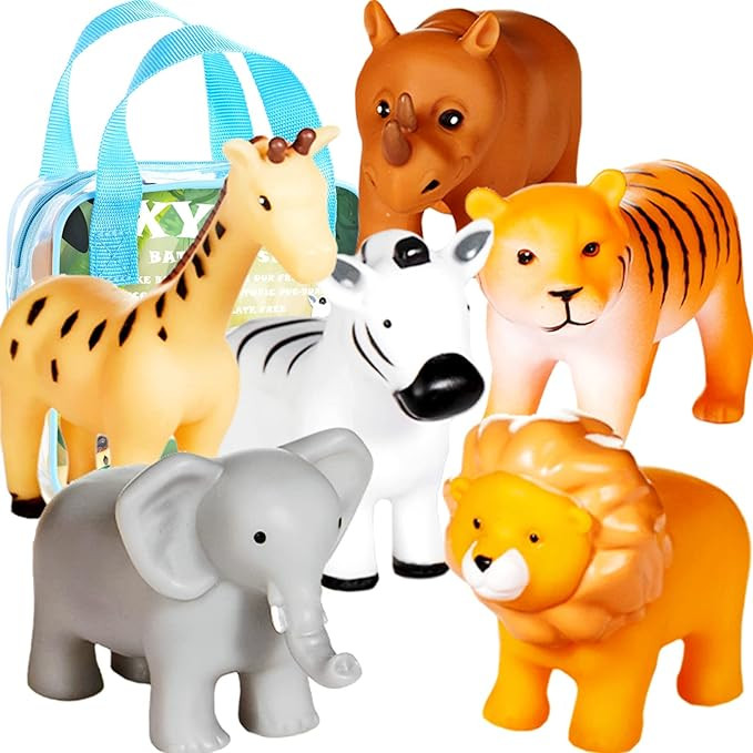 Mold Free Animal Baby Bath Toys for Toddlers/ Infants 6 - 12- 18 Months, No Hole No Mold Bathtub ... | Amazon (US)