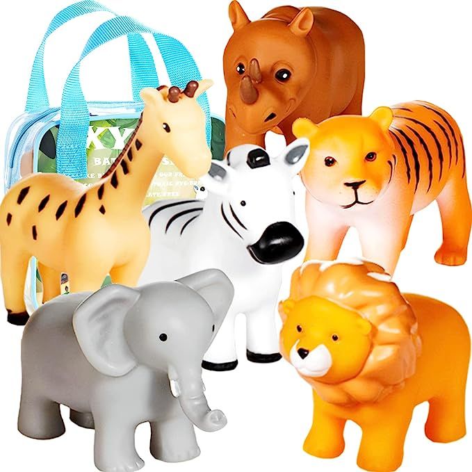 Mold Free Animal Baby Bath Toys for Toddlers/ Infants 6 - 12- 18 Months, No Hole No Mold Bathtub ... | Amazon (US)