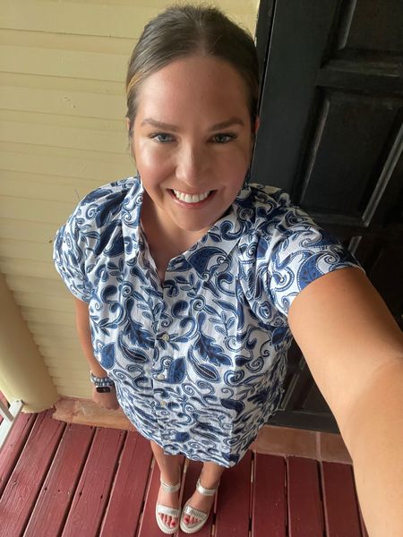 Although this doesn’t really look like it, in this photo, this is a shorts set! It was such a fun print to wear and a really different look with a matching set. Perfect for a night in the village in Placencia. I paired it with my silver sneaker wedges for a fun look  

#LTKfindsunder100 #LTKshoecrush #LTKtravel