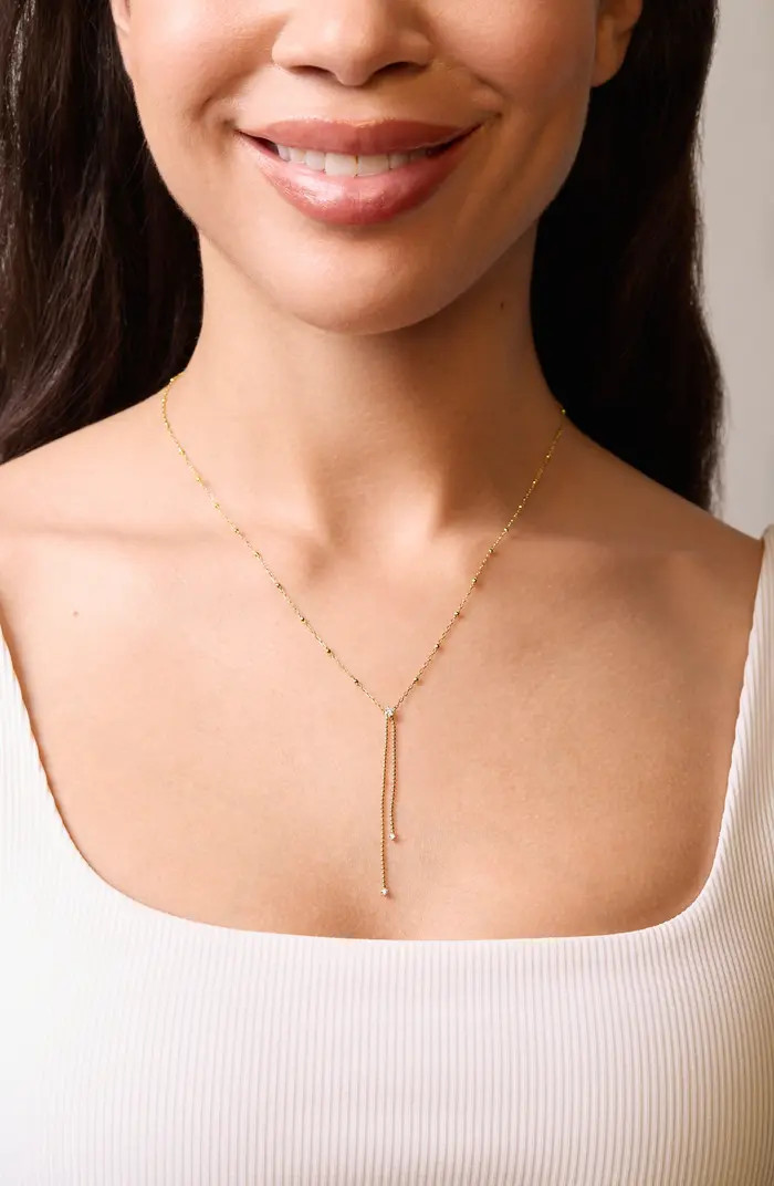 Mykonos Diamond Bolo Necklace | Nordstrom
