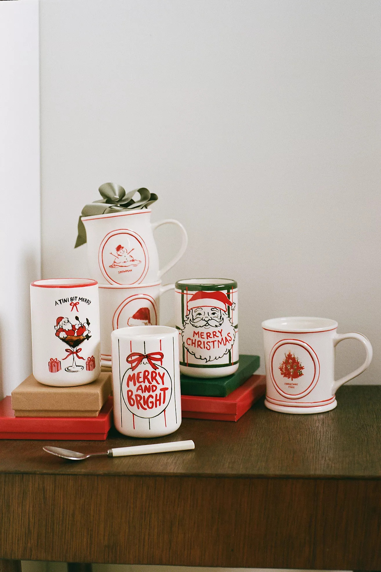 Pipe Dream Pottery Stoneware Holiday Demi Sipper | Anthropologie (US)
