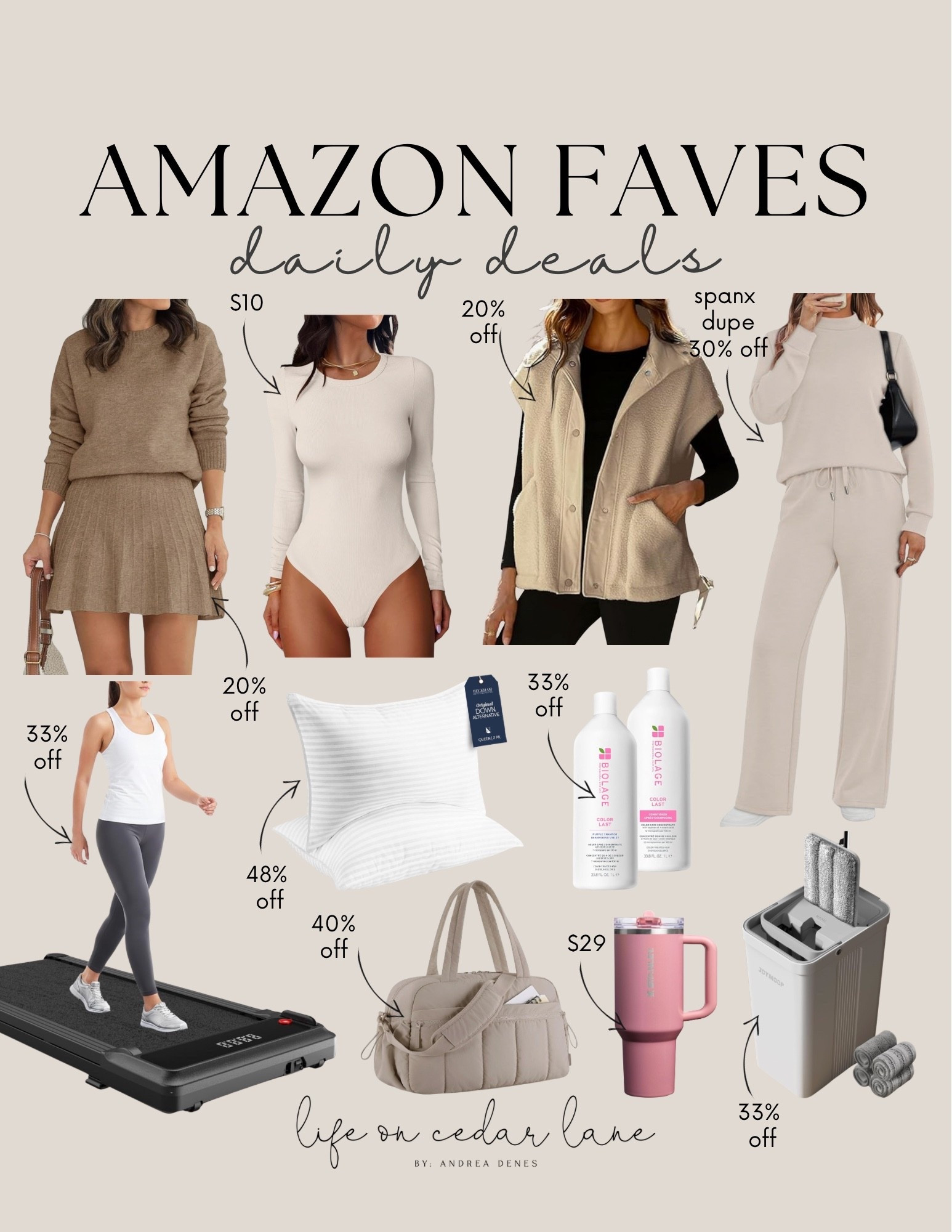 Amazon daily deals!!! So many fun finds from home decor, fashion & more!

#amazonhome #amazonfashion



#LTKFindsUnder50 #LTKSaleAlert #LTKHome