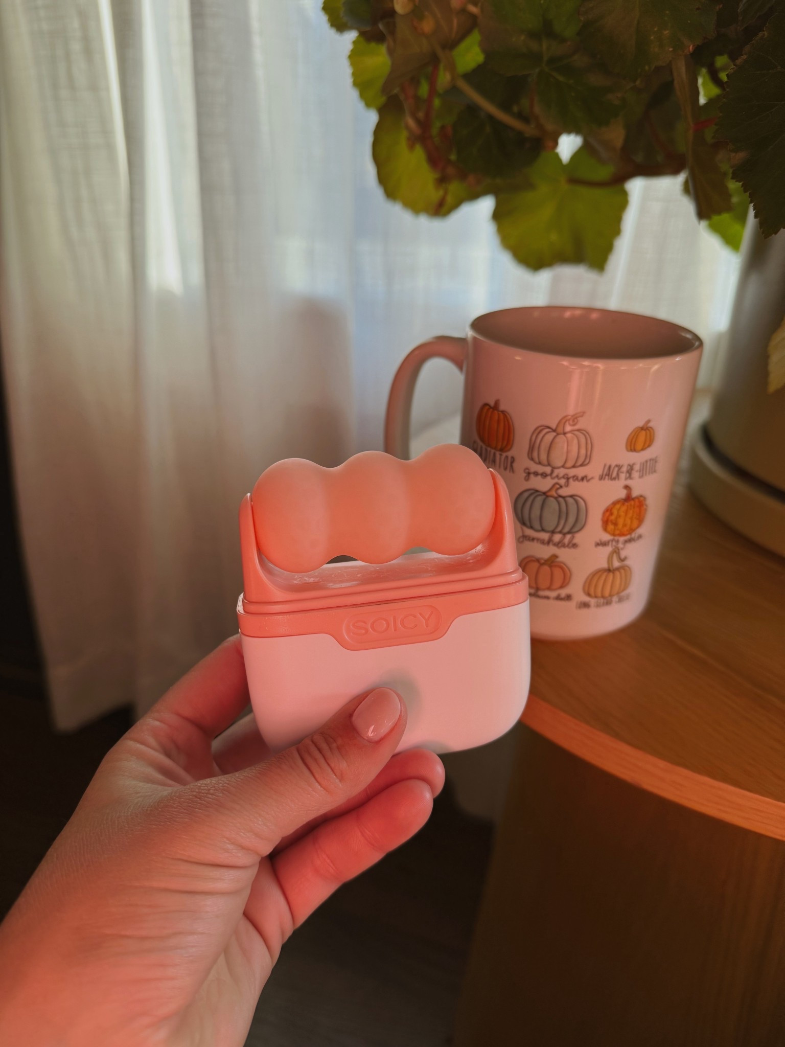 Face ice roller. I use this every morning and it helps so much with depuffing and waking me up! 

#LTKBeauty #LTKFindsUnder50