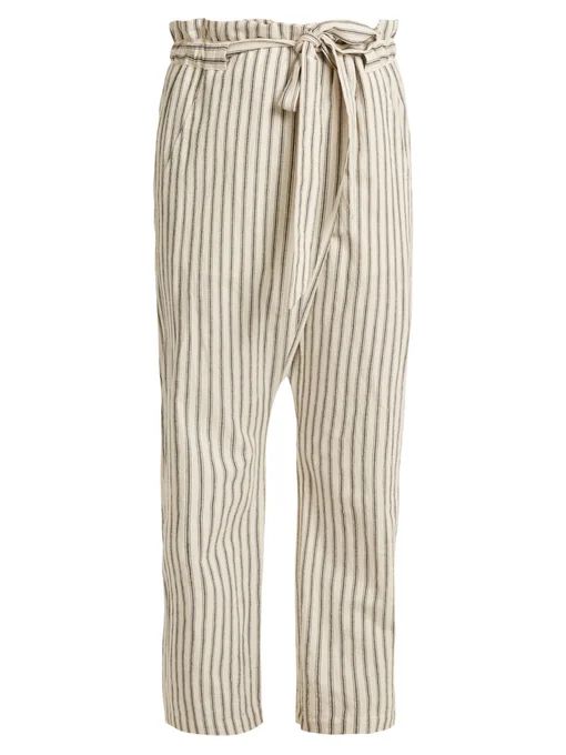 Paper-bag waist striped trousers | Masscob | Matches (US)